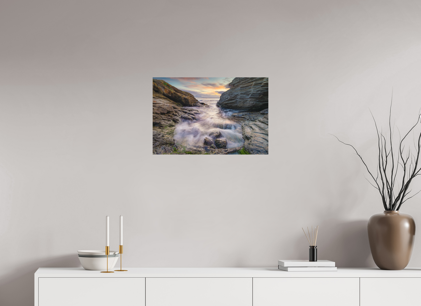 24 x 16″, Matte Photo Print on Fuji Crystal DP II Waves Approaching