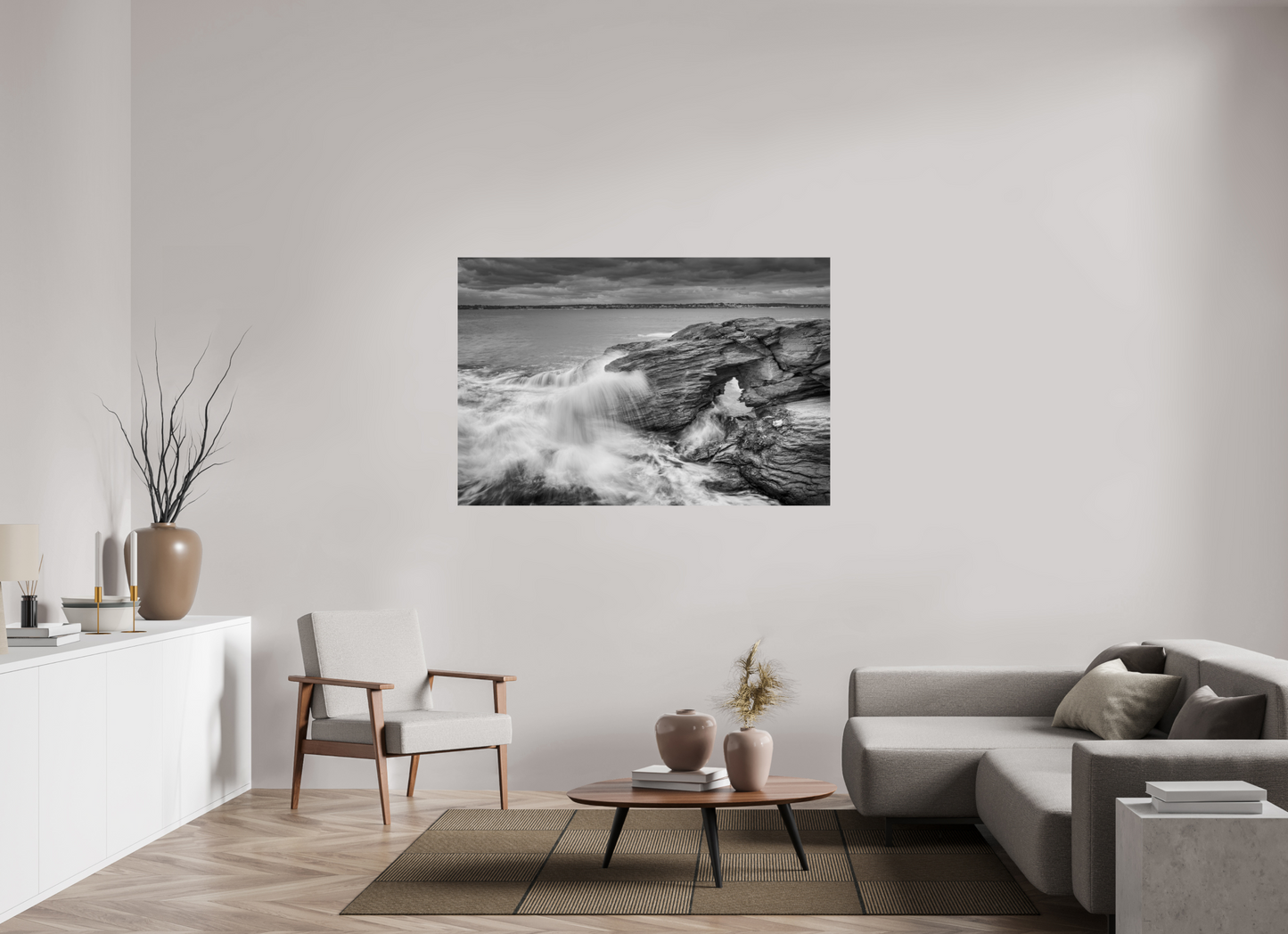 60 x 40″, Metallic Photo Print on Fuji Crystal Pearl Waves Over Arches
