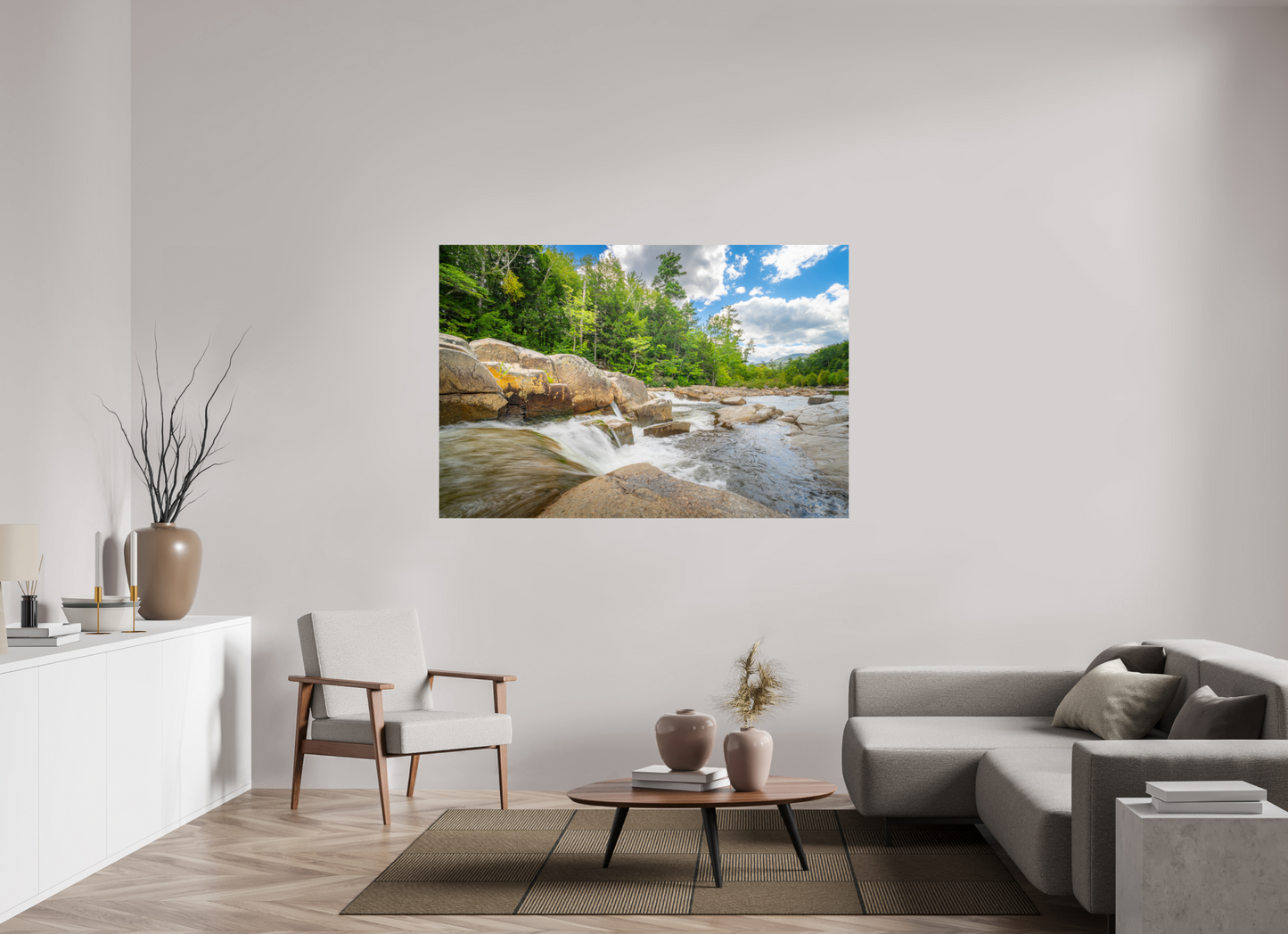 66 x 44″, Photo Print on Fuji Crystal DP II Over the Falls
