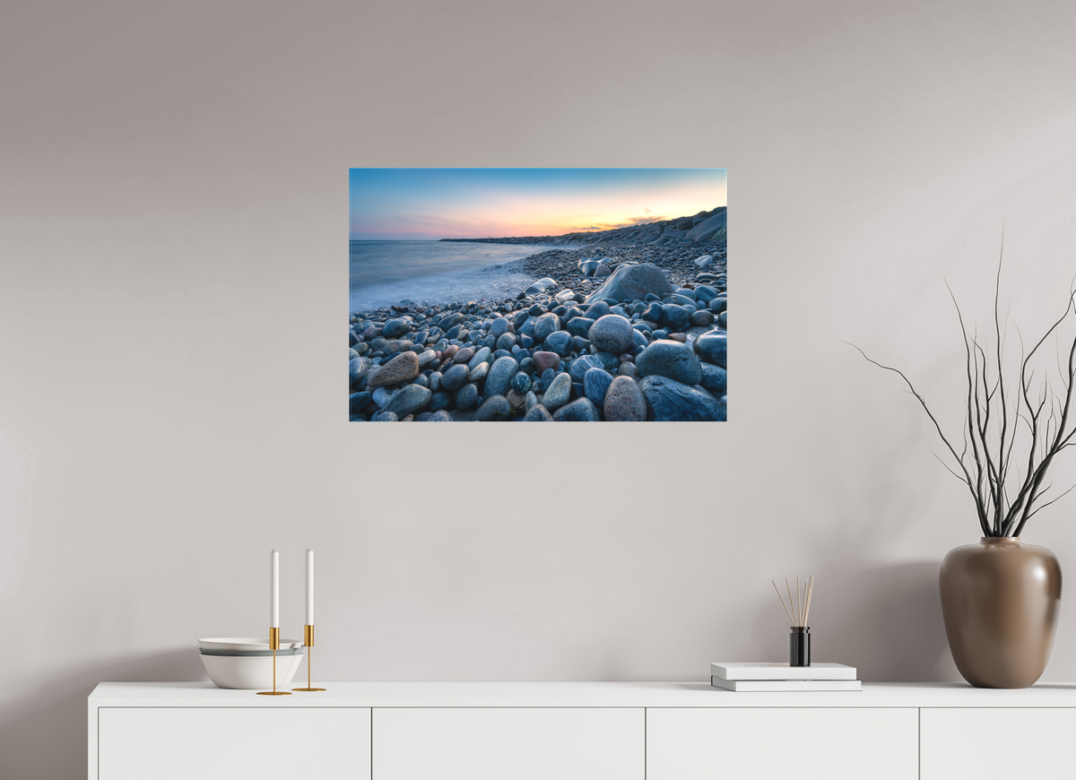 30 x 20″, Matte Canvas Print A Sea of Pebbles at Camp Cronin