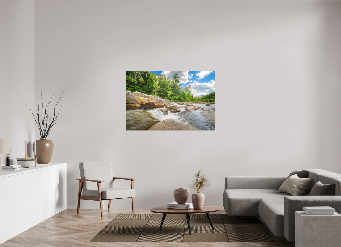 54 x 36″, Matte Photo Print on Fuji Crystal DP II Over the Falls
