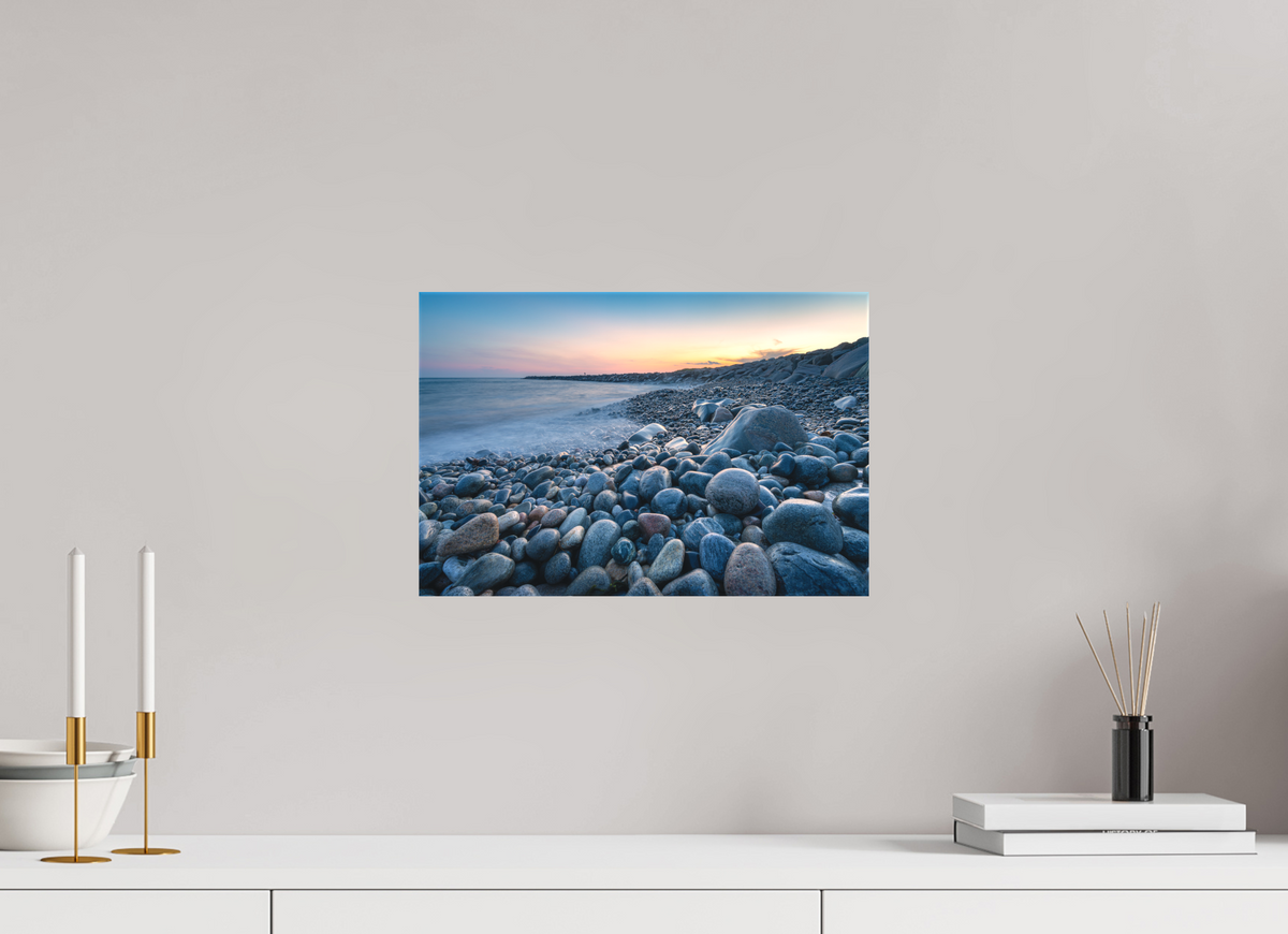 15 x 10″, Matte Canvas Print A Sea of Pebbles at Camp Cronin