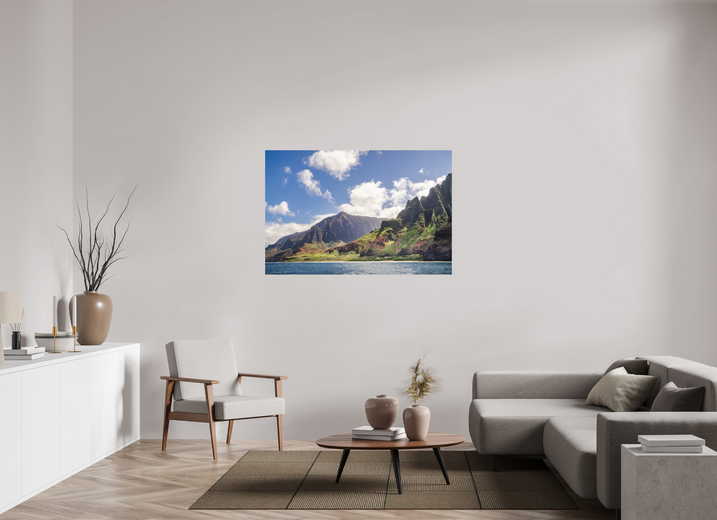 54 x 36″, Matte Photo Print on Fuji Crystal DP II The Napali Coast