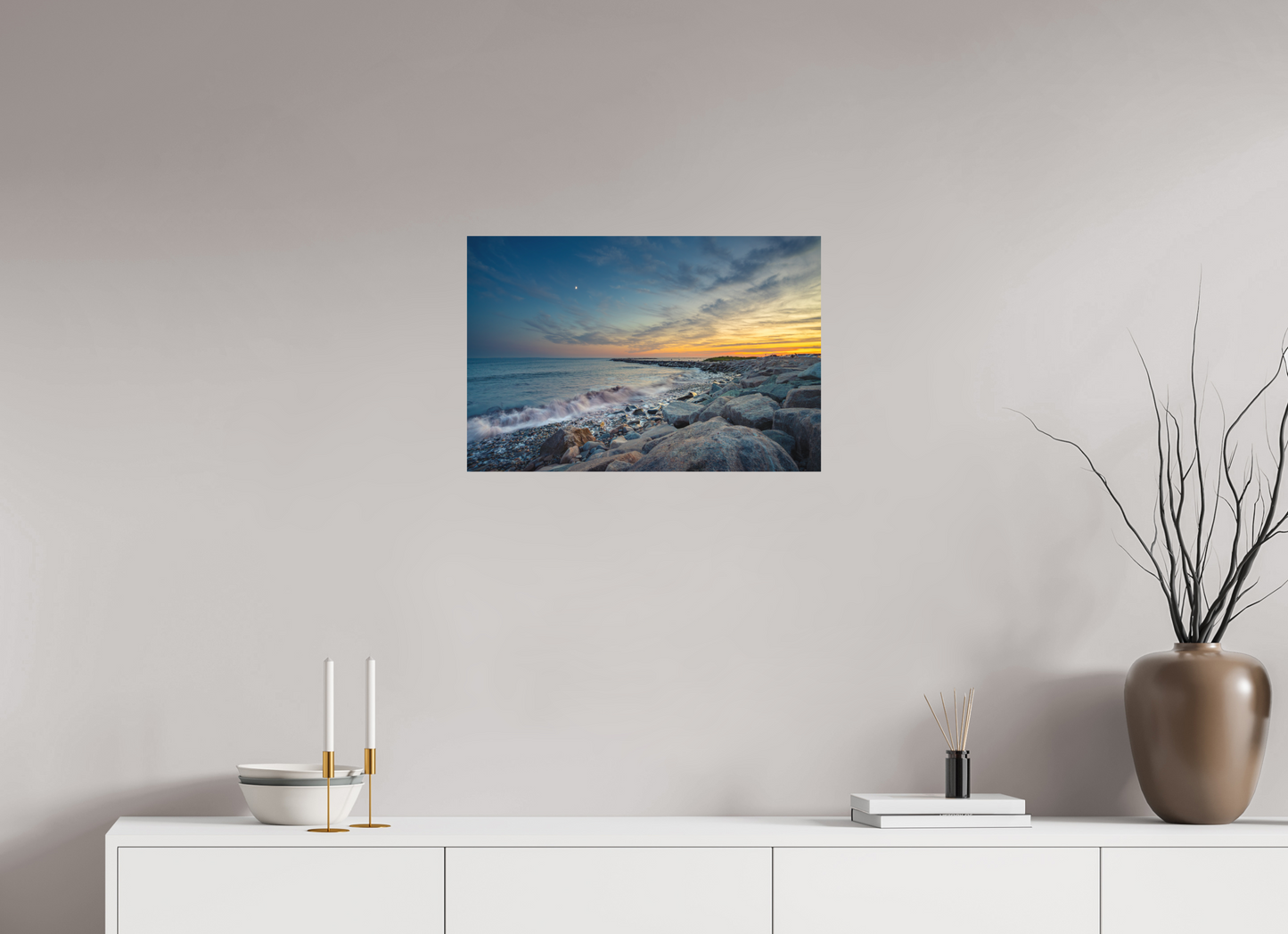 24 x 16″, Matte Photo Print on Fuji Crystal DP II Sunset at Camp Cronin
