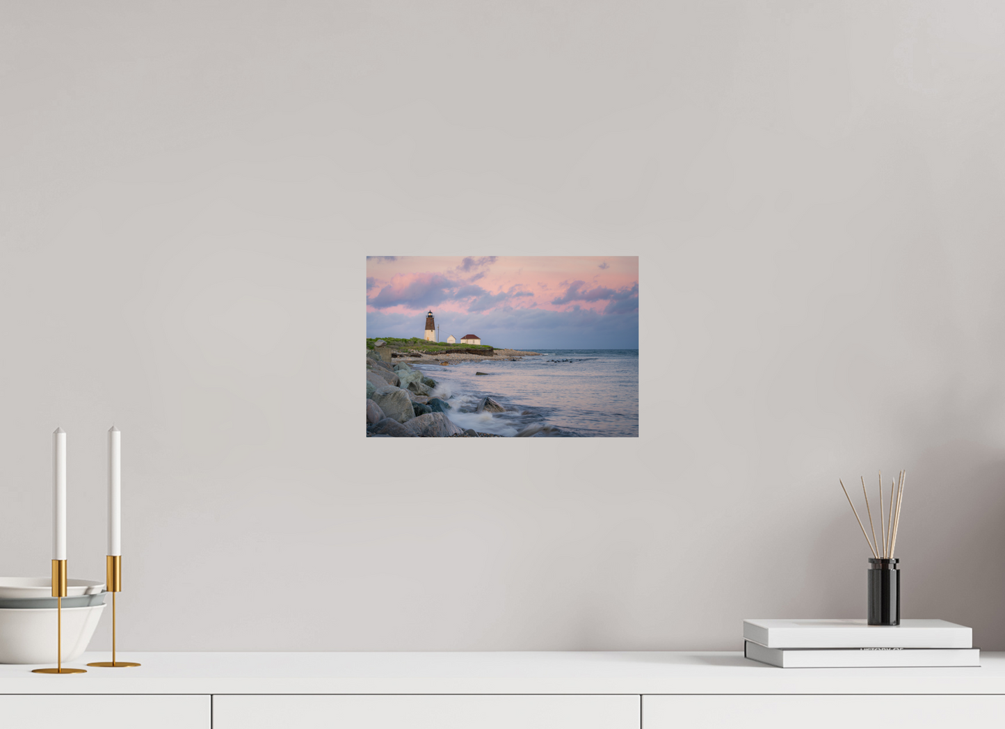 12 x 8″, Premium ChromaLuxe HD Aluminum Metal Print Quiet Sunset at Camp Cronin