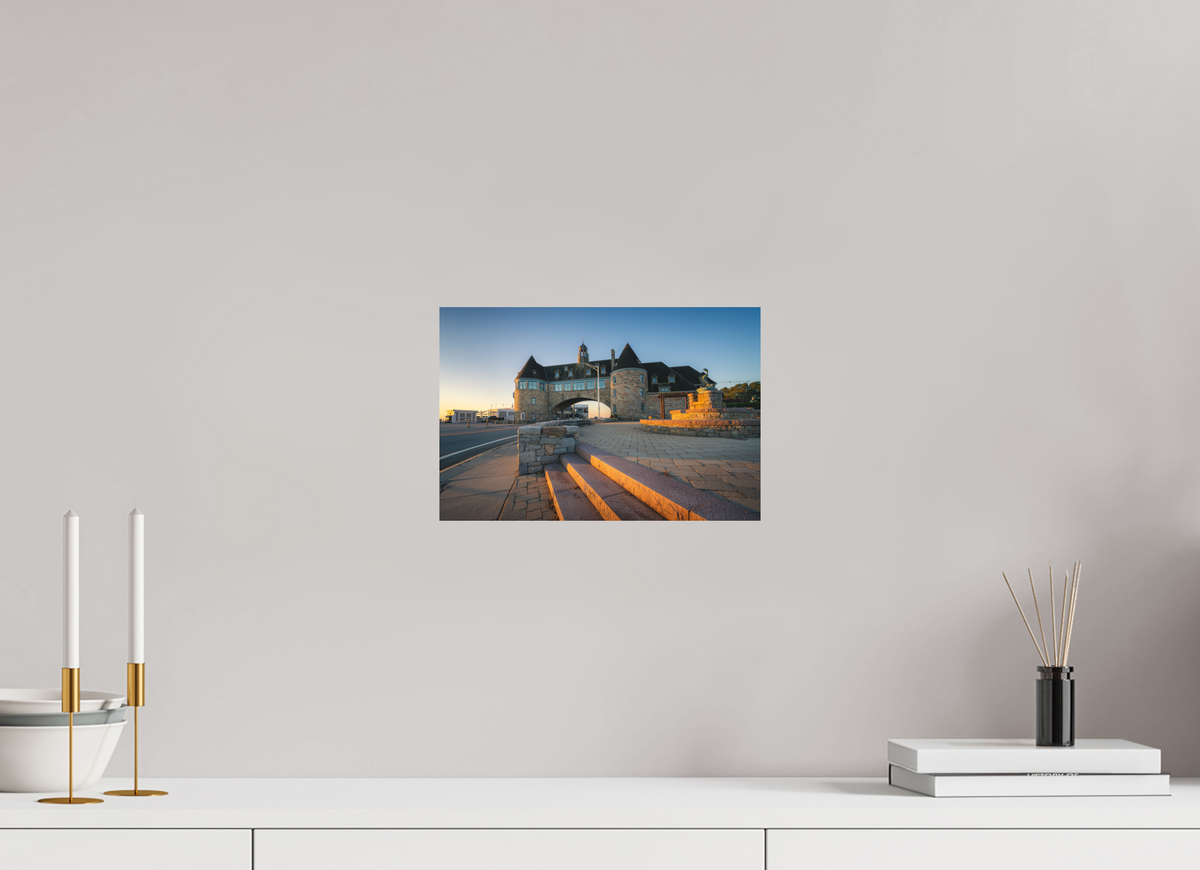 12 x 8″, Basic Matte Photo Print on Fuji Crystal DP II Paper Golden Sunrise at The Towers