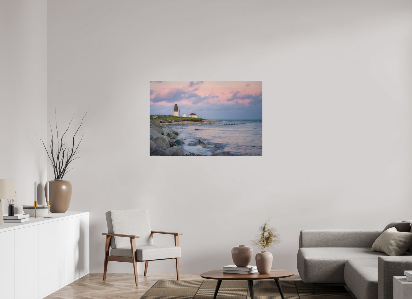 45 x 30″, Basic Matte Photo Print on Fuji Crystal DP II Paper Quiet Sunset at Camp Cronin