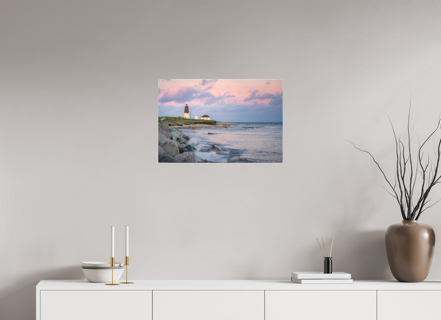 24 x 16″, Matte Canvas Print Quiet Sunset at Camp Cronin