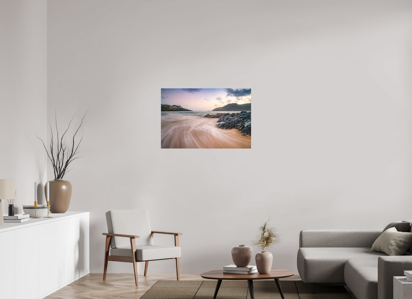 36 x 24″, Matte Photo Print on Fuji Crystal DP II Waves Retreating