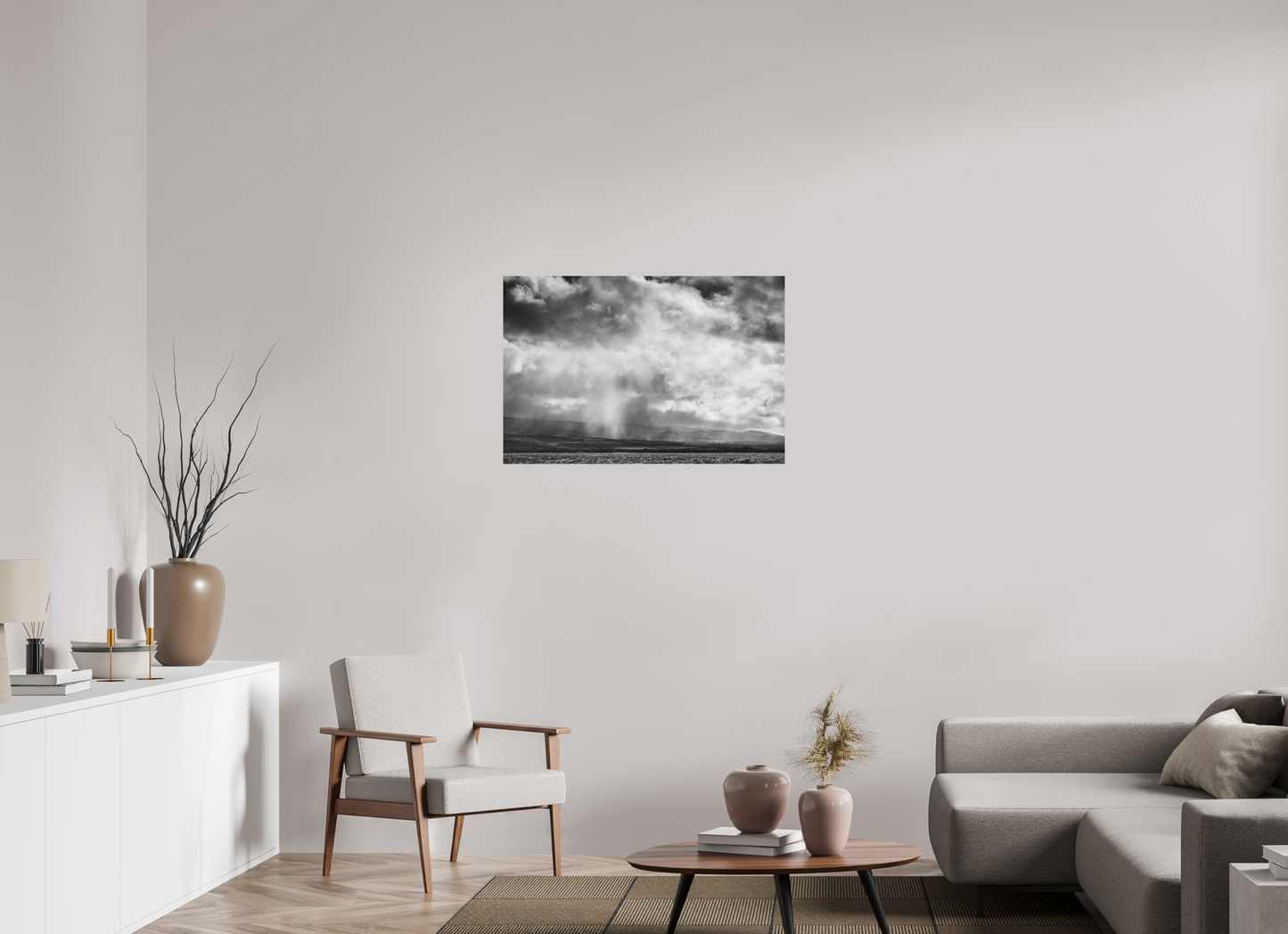 36 x 24″, Matte Photo Print on Fuji Crystal DP II Rain Showers Along the Napali Coast