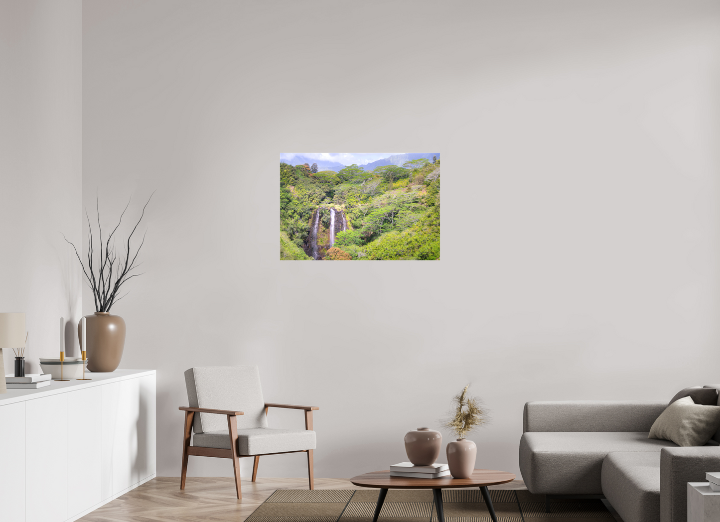 36 x 24″, Matte Canvas Print Opeka Falls
