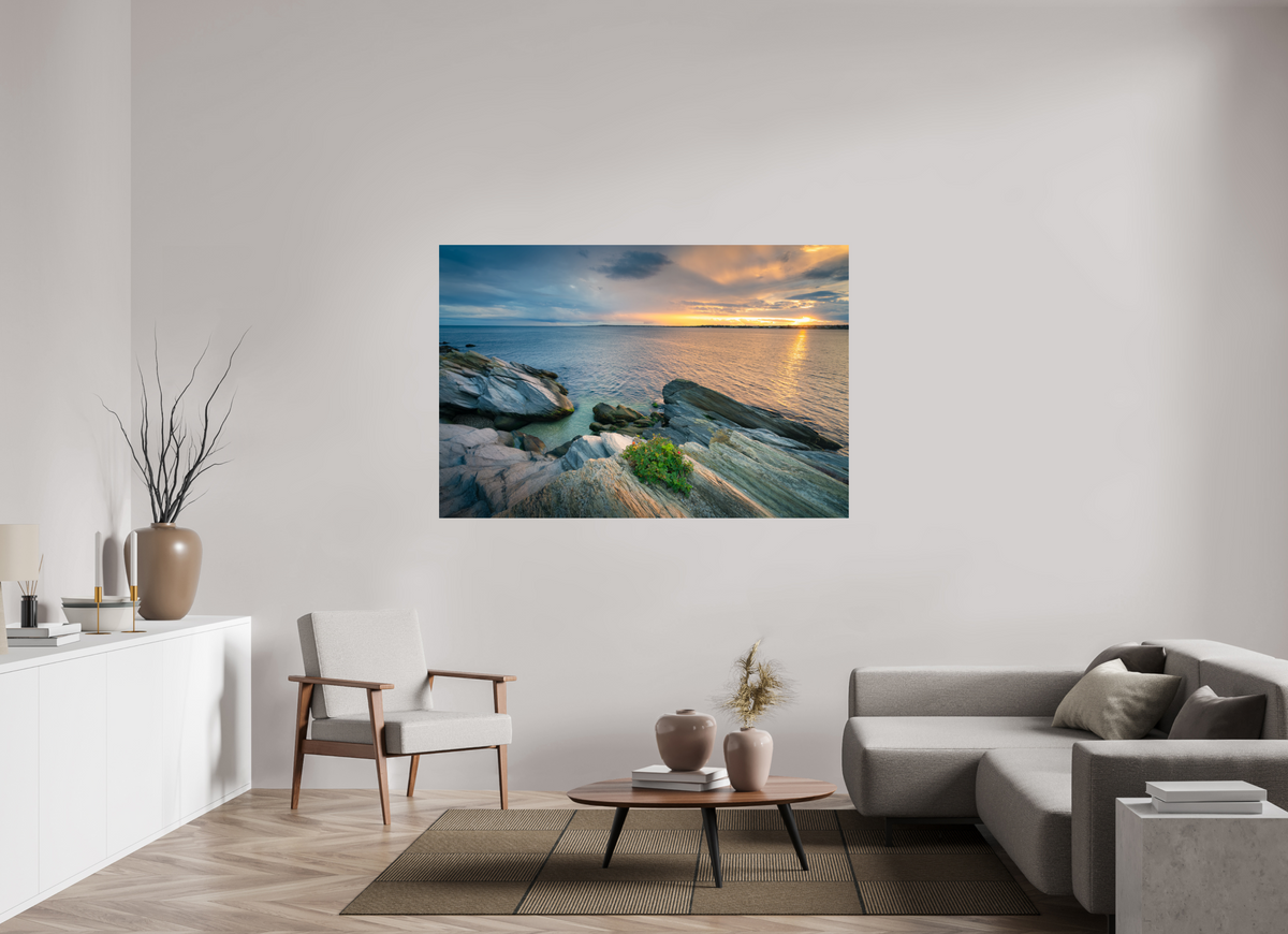 66 x 44″, Premium Photo Print on Fujiflex High Gloss Paper Beavertail Sun Rays