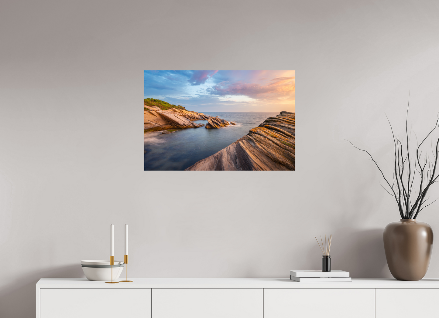 30 x 20″, Premium Photo Print on Fujiflex High Gloss Paper Favorite Spot at Beavertail
