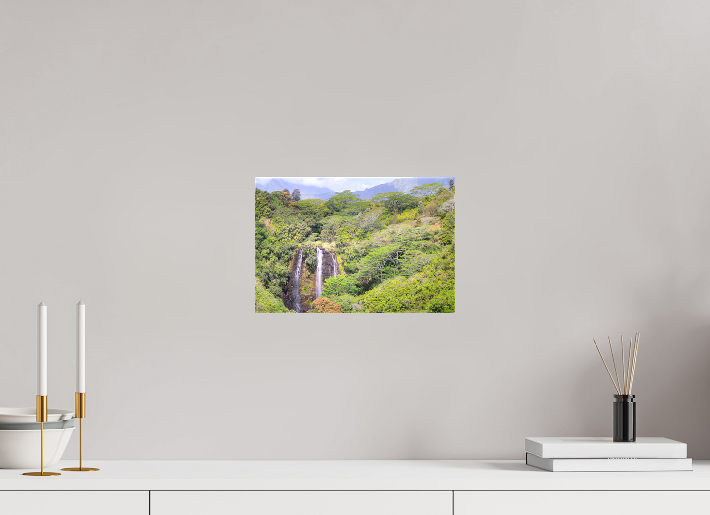 12 x 8″, Matte Canvas Print Opeka Falls