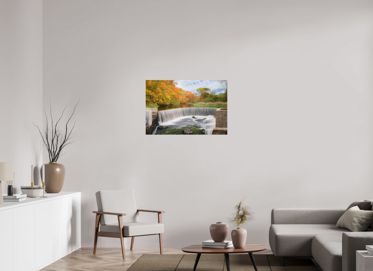 36 x 24″, Matte Photo Print on Fuji Crystal DP II Autumn at Horseshoe Falls