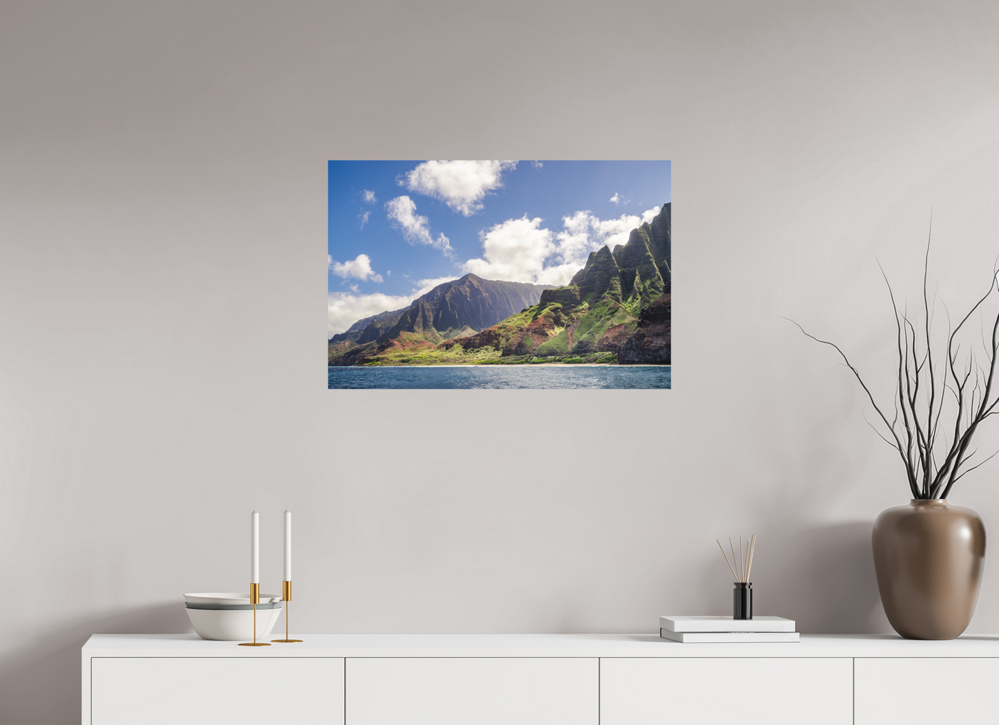 30 x 20″, Matte Photo Print on Fuji Crystal DP II The Napali Coast