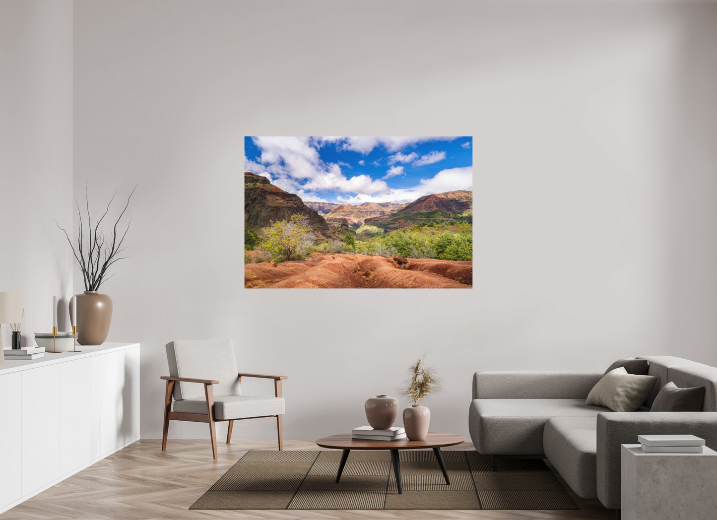 66 x 44″, Matte Photo Print on Fuji Crystal DP II Along the Kukui Trail