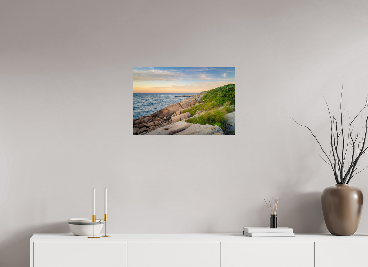 24 x 16″, ChromaLuxe HD Metal Print Black Point before Sunset