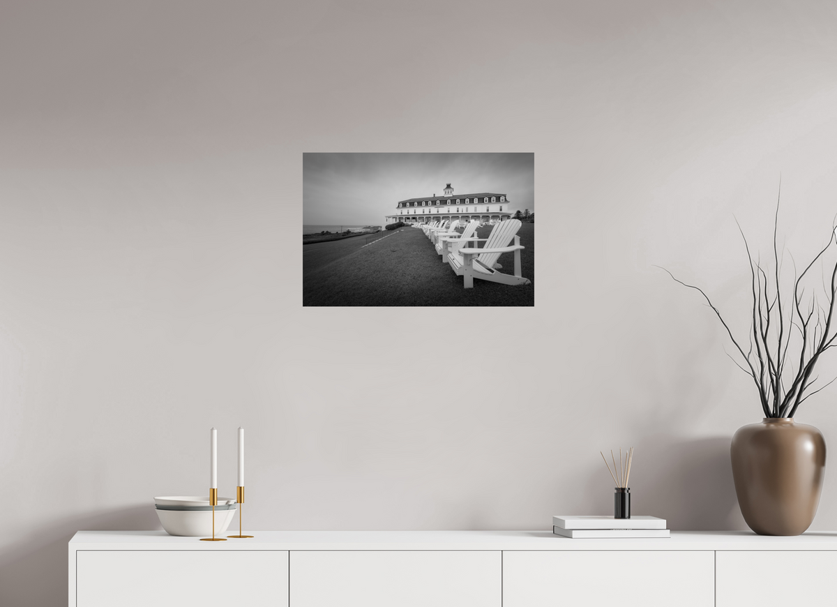 24 x 16″, Premium ChromaLuxe HD Aluminum Metal Print The Spring House