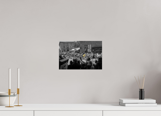 12 x 8″, Photo Print on Fuji Crystal DP II Tour de France Leader Tadej Pogacar in the Yellow Jersey