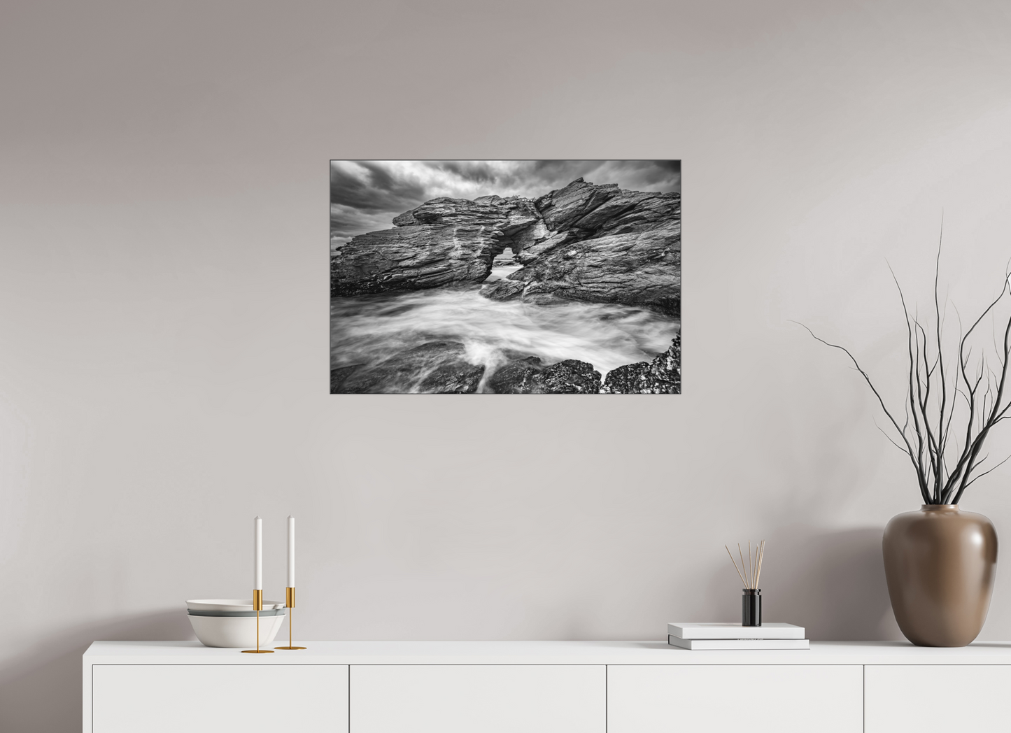 30 x 20″, Photo Print under Acrylic Glass with Black Slimline Case The Gateway