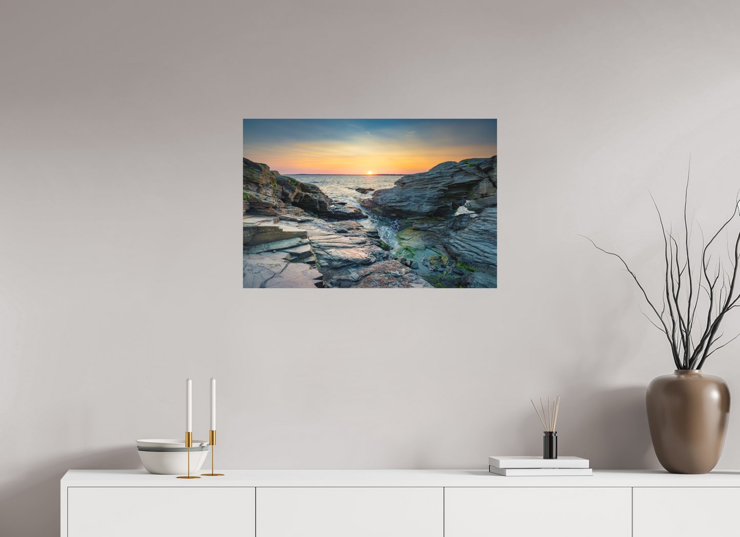 30 x 20″, Matte Photo Print on Fuji Crystal DP II Sun on the Horizon