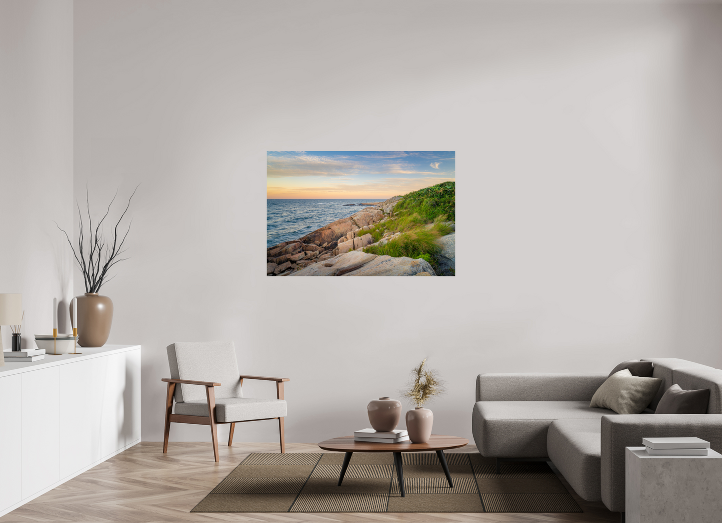 54 x 36″, ChromaLuxe HD Metal Print Black Point before Sunset