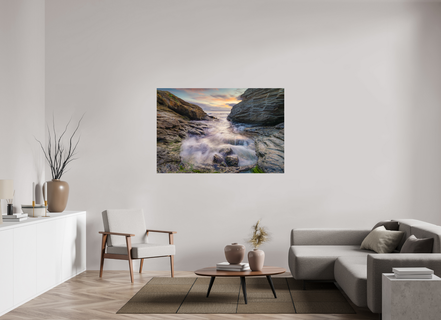60 x 40″, Photo Print on Fujiflex High Gloss Waves Approaching