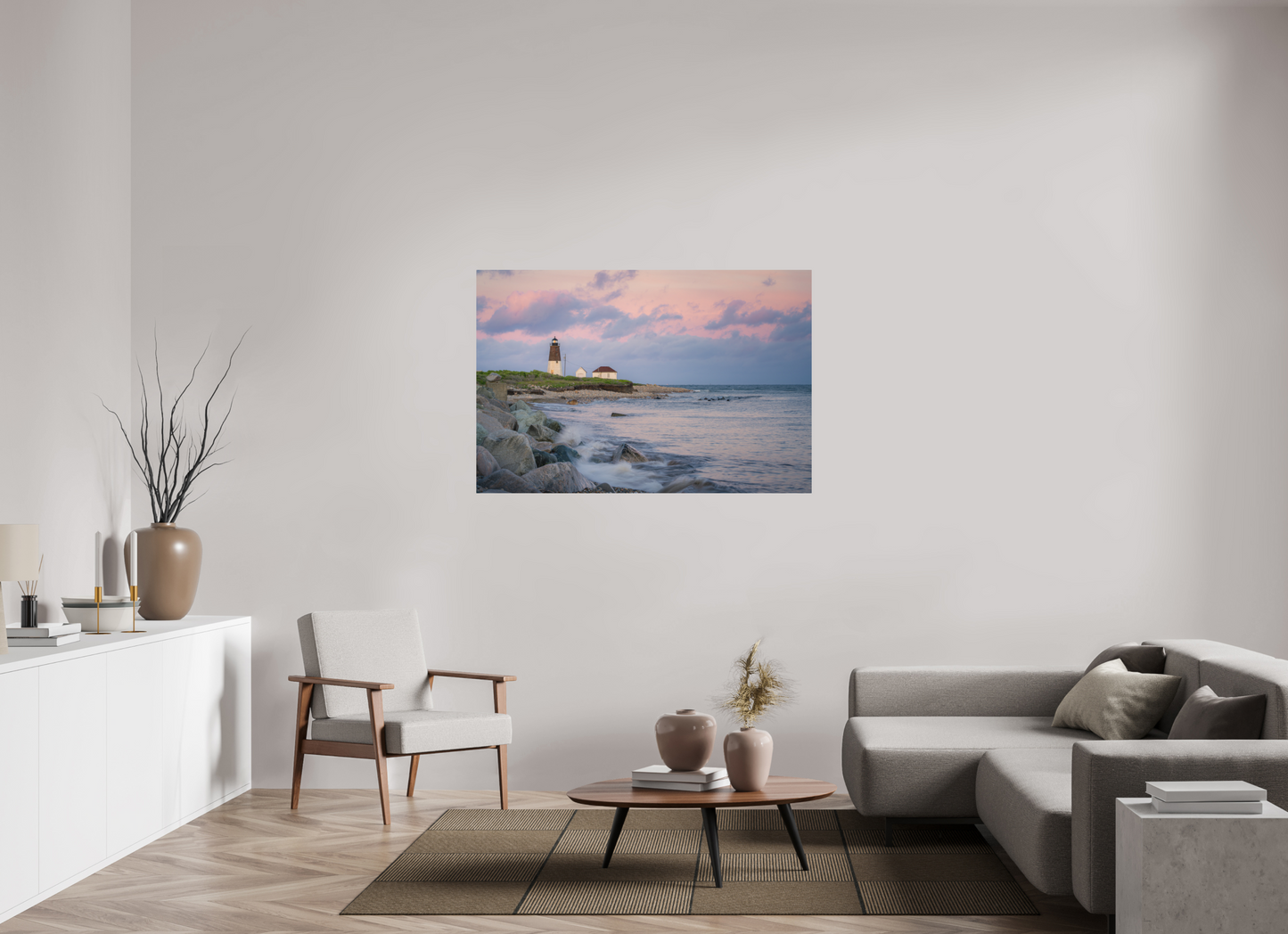 54 x 36″, Basic Matte Photo Print on Fuji Crystal DP II Paper Quiet Sunset at Camp Cronin
