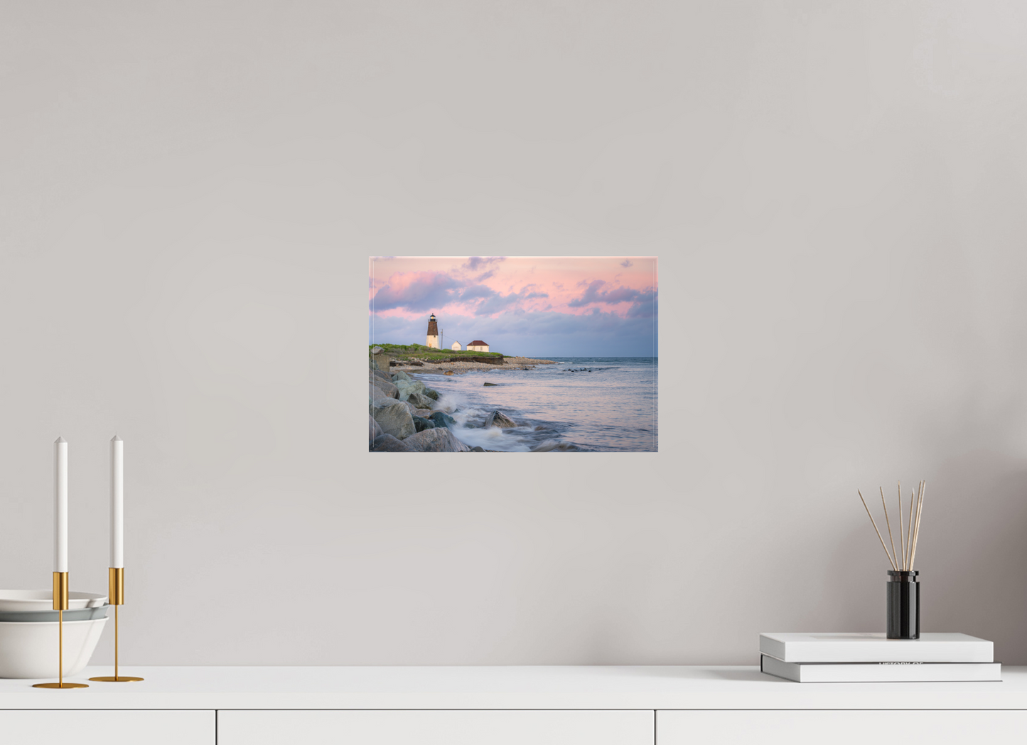 12 x 8″, Matte Canvas Print Quiet Sunset at Camp Cronin