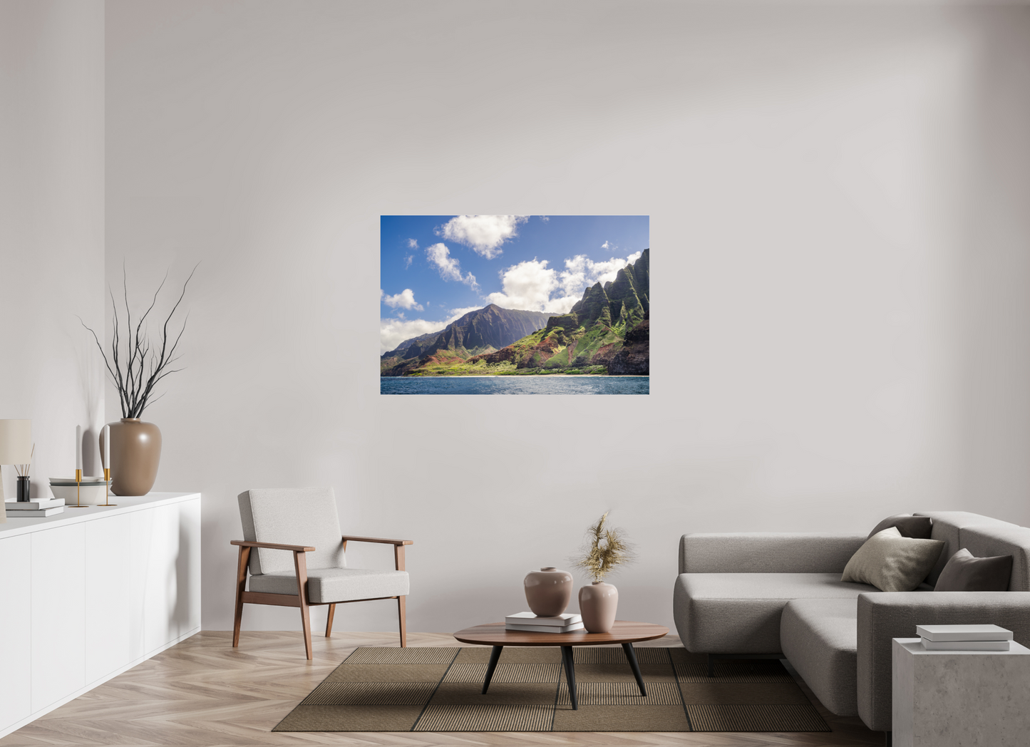 54 x 36″, Photo Print under Acrylic Glass The Napali Coast