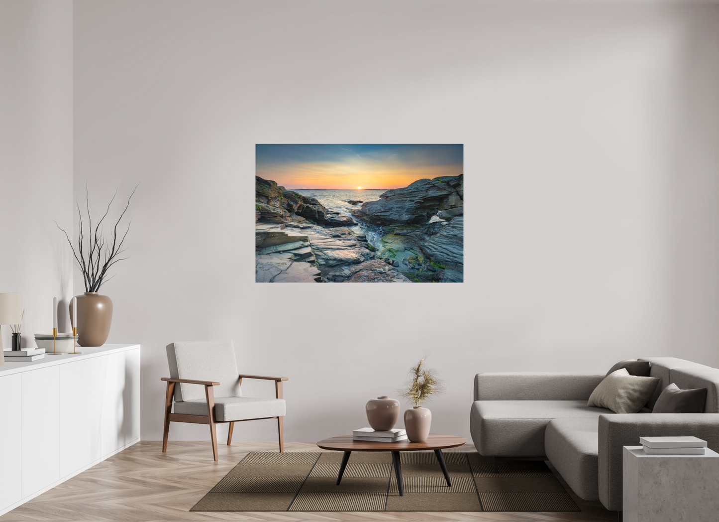 60 x 40″, Matte Photo Print on Fuji Crystal DP II Sun on the Horizon