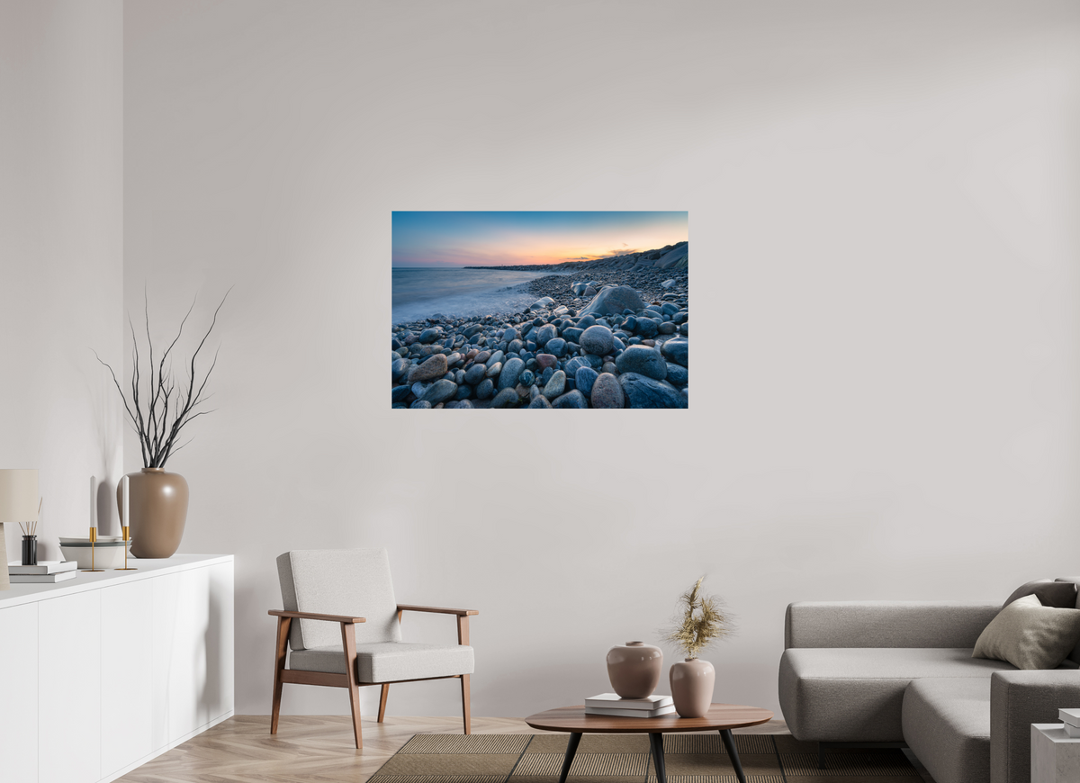45 x 30″, Premium ChromaLuxe HD Aluminum Metal Print A Sea of Pebbles at Camp Cronin