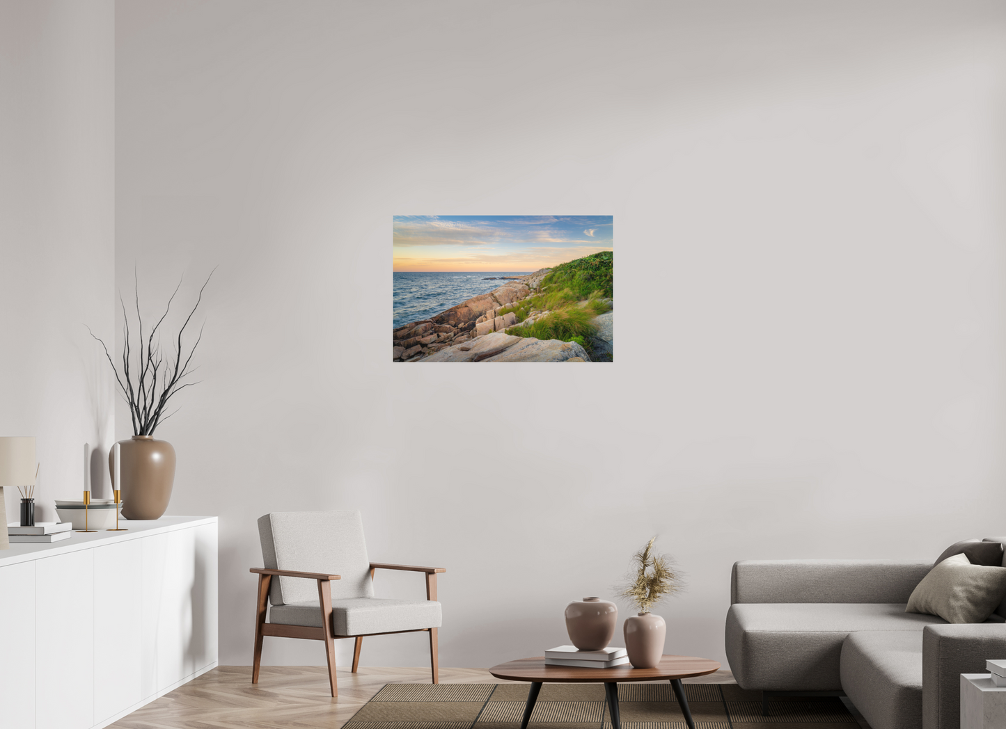 36 x 24″, Matte Photo Print on Fuji Crystal DP II Black Point before Sunset