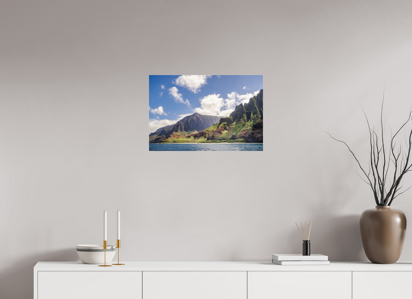 24 x 16″, Photo Print under Acrylic Glass The Napali Coast