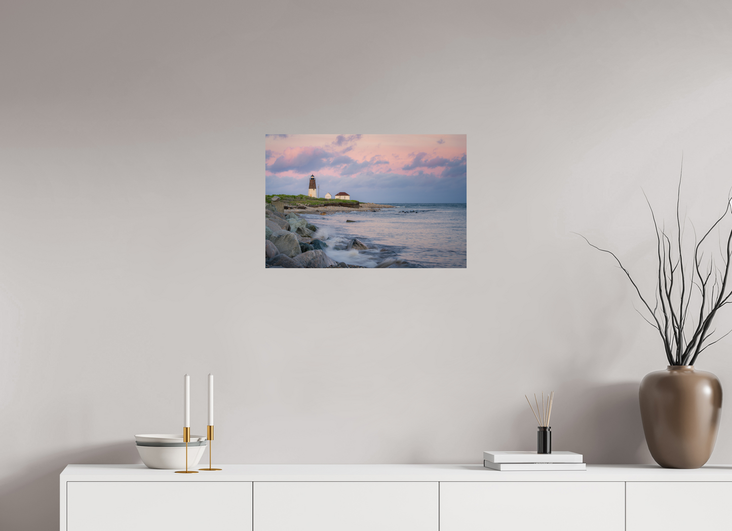 24 x 16″, Premium Metallic Effect Photo Print on Fuji Crystal Pearl Paper Quiet Sunset at Camp Cronin