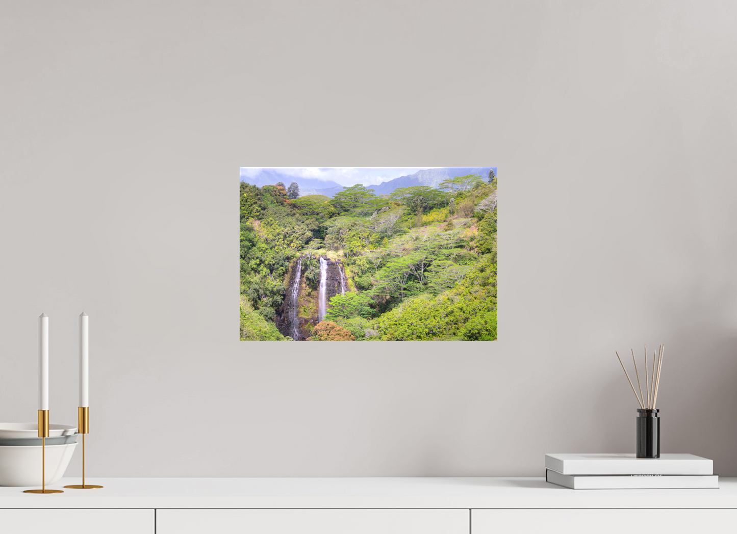 15 x 10″, Matte Canvas Print Opeka Falls