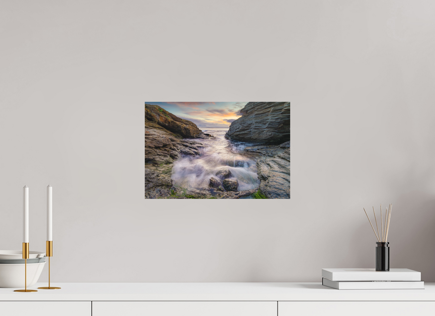 15 x 10″, Matte Photo Print on Fuji Crystal DP II Waves Approaching