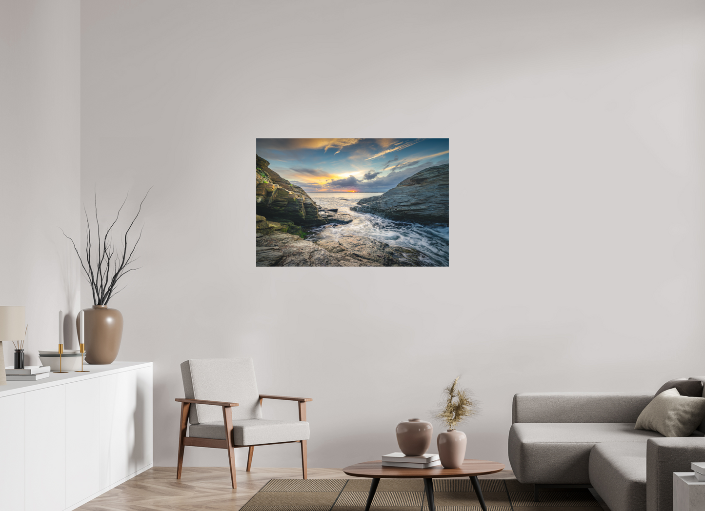 45 x 30″, Matte Photo Print on Fuji Crystal DP II Vanishing Sun