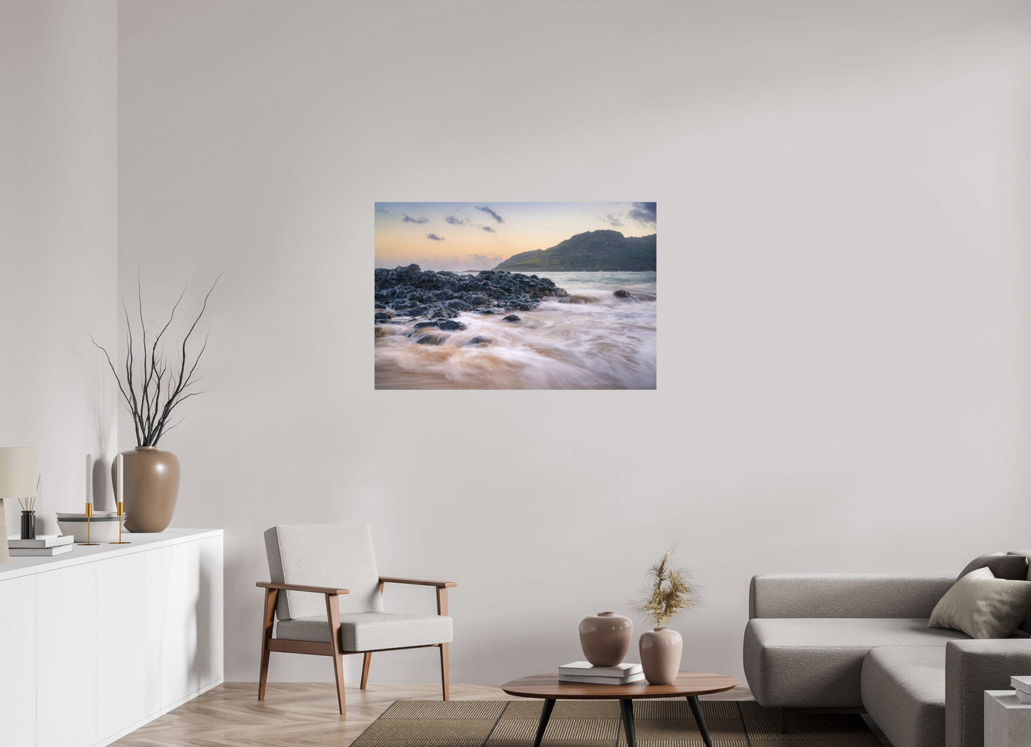 45 x 30″, Photo Print on Fuji Crystal DP II Lihue Sunset