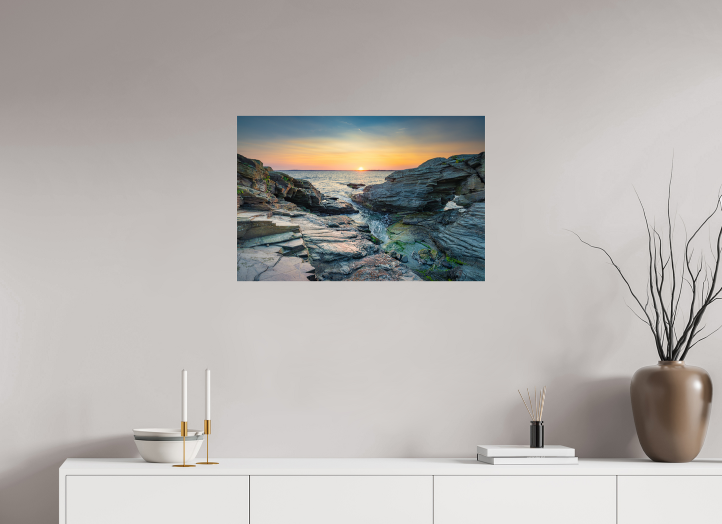 30 x 20″, Photo Print On Fuji Crystal DP II Sun on the Horizon