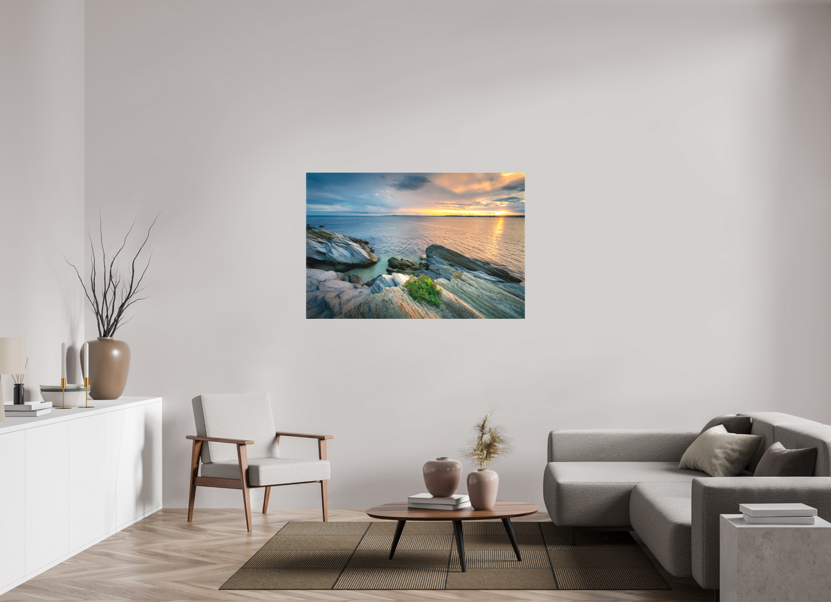 54 x 36″, Matte Canvas Print Beavertail Sun Rays