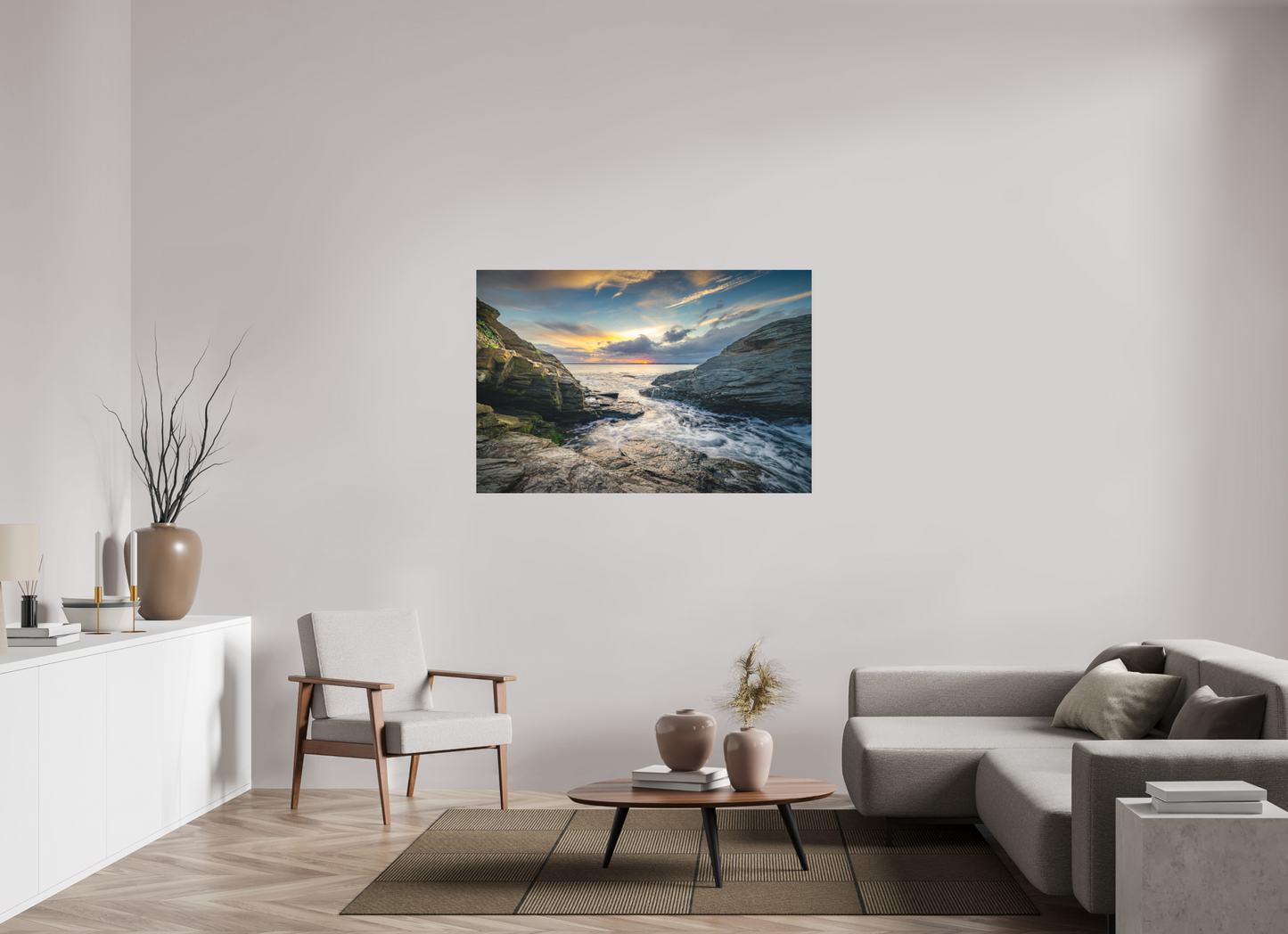 54 x 36″, Matte Photo Print on Fuji Crystal DP II Vanishing Sun