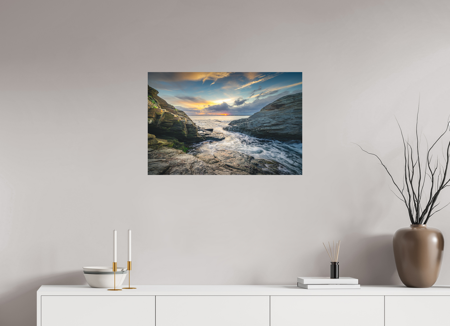 30 x 20″, Matte Photo Print on Fuji Crystal DP II Vanishing Sun