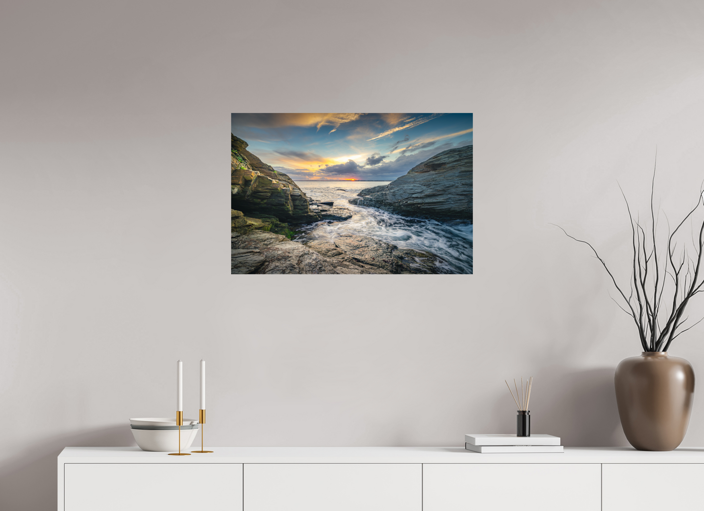30 x 20″, Photo Print On Fuji Crystal DP II Vanishing Sun
