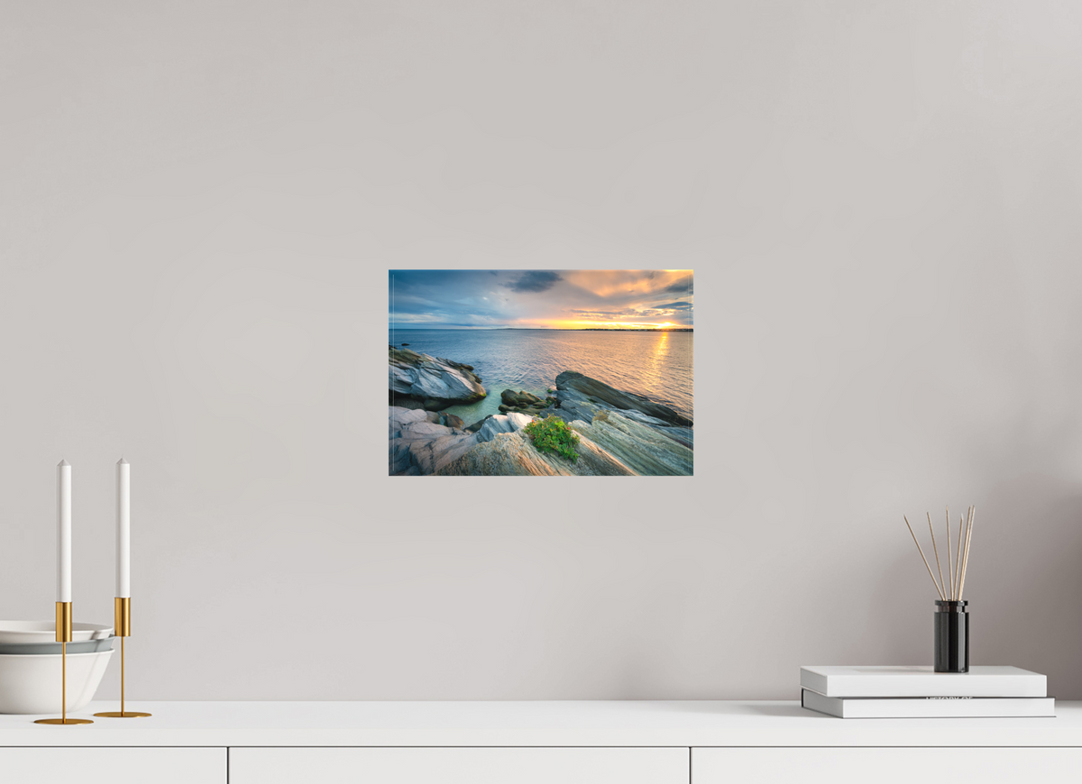 12 x 8″, Matte Canvas Print Beavertail Sun Rays