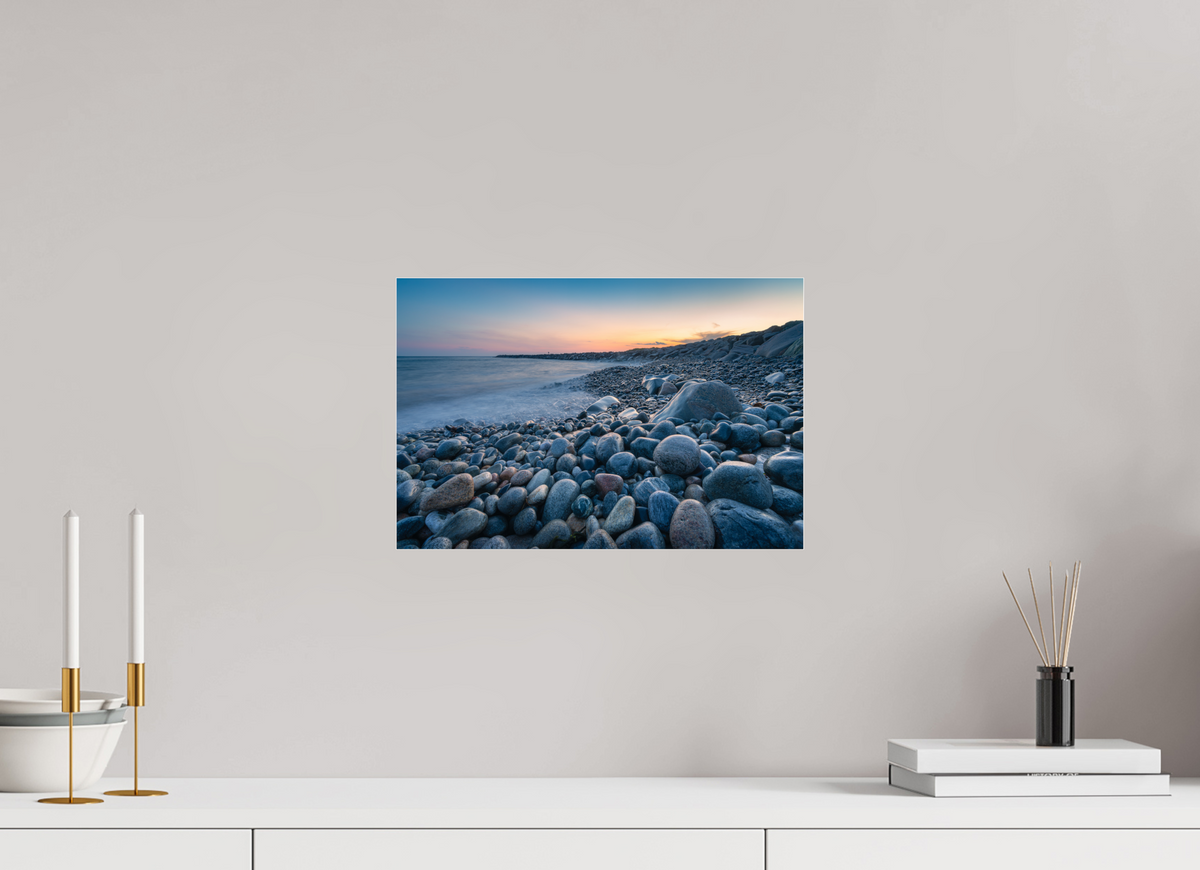 15 x 10″, Premium Photo Print under Acrylic Glass A Sea of Pebbles at Camp Cronin