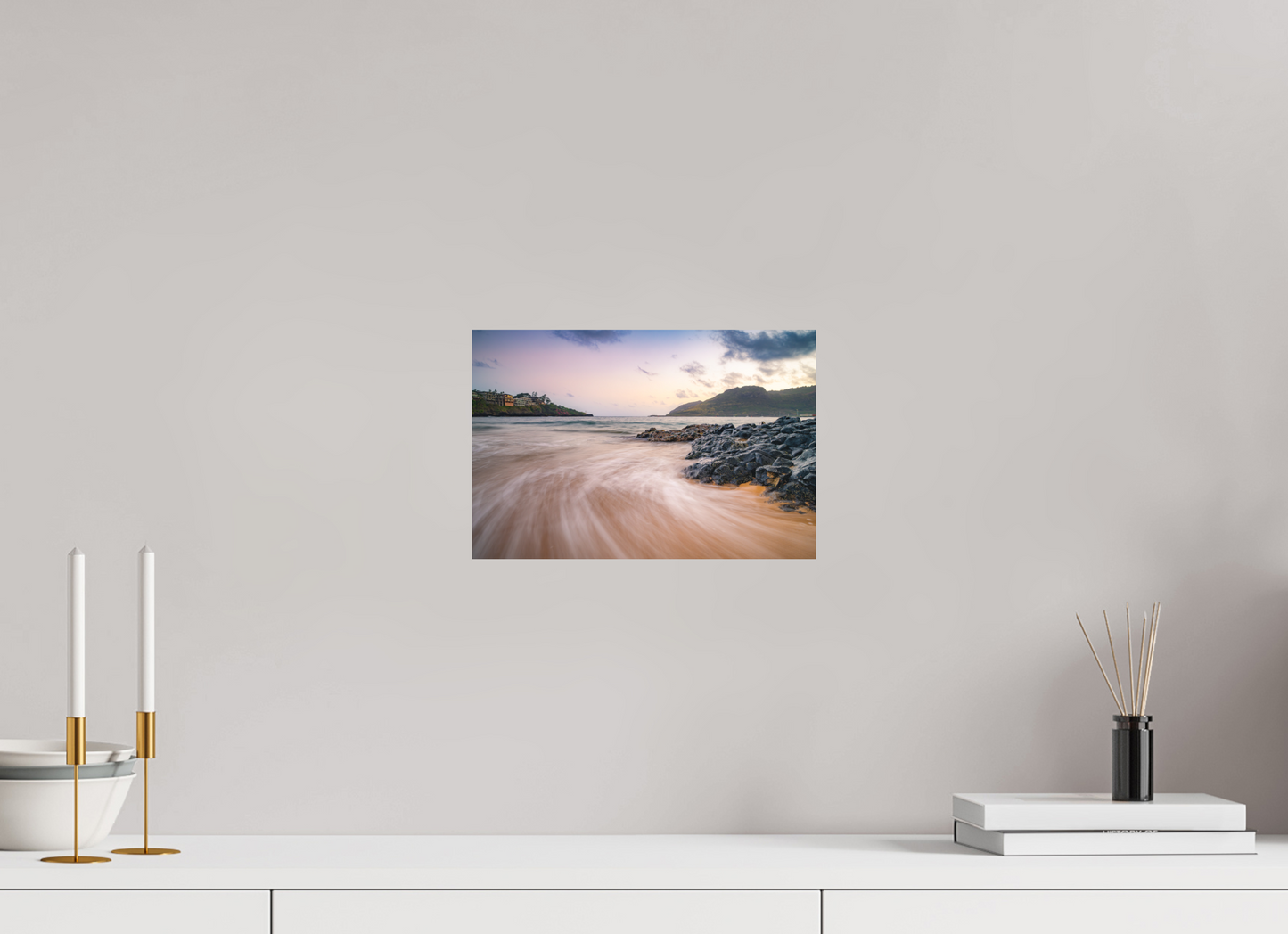 12 x 8″, Matte Photo Print on Fuji Crystal DP II Waves Retreating