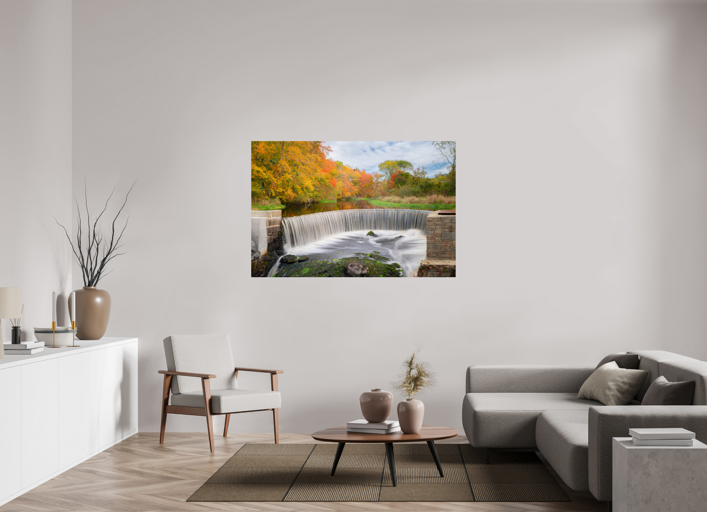 60 x 40″, Photo Print on Fujiflex High Gloss Autumn at Horseshoe Falls