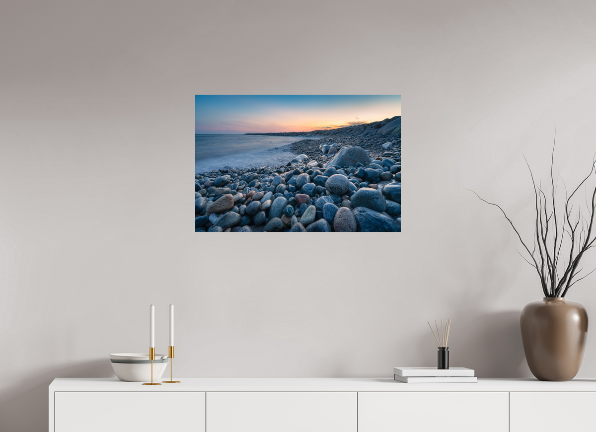 30 x 20″, Premium ChromaLuxe HD Aluminum Metal Print A Sea of Pebbles at Camp Cronin
